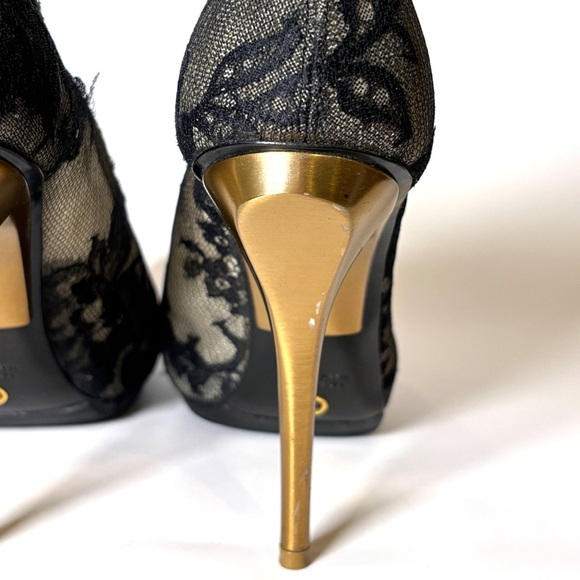 Giorgio Armani Vintage Lace Pumps size 35 - Picture 4 of 8